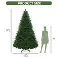 thumbnail image 3 of Uforic 9ft Spruce  Artificial Christmas Tree with 2028 Branch Tips & Foldable Base, Black, 3 of 8