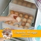 thumbnail image 3 of Porta huevos de gran capacidad y alta calidad para refrigerador, almacenamiento de huevos de gallina de varias capas con material de polipropileno de calidad alimentaria, diseño tipo cajón, 3 of 5