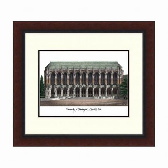 Campusimages WA995LR University of Washington Legacy Alumnus Framed Lithograph