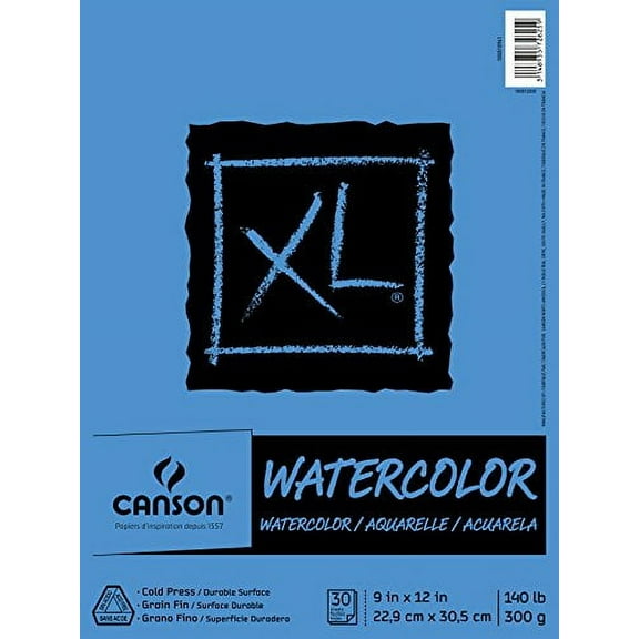 XL Watercolor Pad, 9"X12" Fold Over
