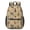 Floral Cat Beige Pattern, variant on Space Cat and Galaxy Black Pattern 17" Waterproof Oxford School Backpacks for Teens, S-Shape Padded Straps, for School, Travel, Hiking, Camping