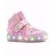 thumbnail image 4 of Tenis Luces Pequeños Pasos Unicornio Rosa Velcro 15-21 Rosa, 4 of 6