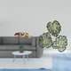 thumbnail image 2 of Estatua de hojas de palma, escultura de animal, figura decorativa para estantería, interior, hogar, arte de pared tropical creativo de madera, 2 of 8