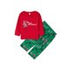 thumbnail image 2 of Pijama De Navidad, Camiseta Impresa Con Letras De Papá Noel + Pantalones Estampados Con Alces, Ropa Para Perros ; Niños 6-7 Años, 2 of 4