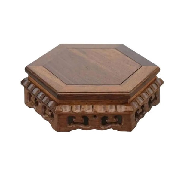 Bases de madera en miniatura for macetas, pedestales, jarrones, bonsáis, decoración del hogar
