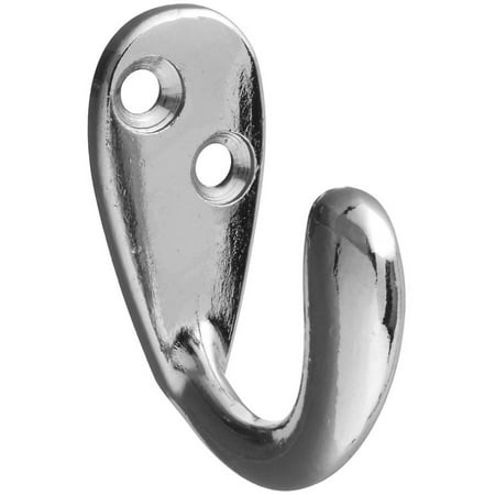 Stanley Hardware 750102 Bright Chrome Interior Decor Single Robe Hook