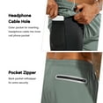 thumbnail image 5 of TENJOY Men's 2 in 1 Running Shorts 5 in Quick Dry Athletic Workout Shorts for Men with Phone Pockets, 5 of 6