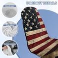 thumbnail image 7 of Uorisanigo Car Seat Cover Protector Easy to Install Sweat-Absorbent Retro American Flag Bucket Towel Seat Covers Universal Fit Most Cars Auto Accessories Protectors Decor, 7 of 7