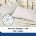 thumbnail image 6 of Cosy House Collection Luxury Bamboo Bed Sheet Set - Hypoallergenic Bedding Blend - 4 Piece - Full, Black, 6 of 7