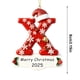 thumbnail image 3 of Adornos de letras para árbol de Navidad | Colgantes con el alfabeto | Set de 26 piezas para decoración navideña DIY | Adornos colgantes de acrílico para el hogar, la oficina y la escuela, 3 of 9
