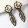 thumbnail image 3 of Coconut Tree & Stupid Cannon Copper-Colored Lace Bookmarks Set - Stainless Steel Book Markers for Readers and Book Lovers, 3 of 5