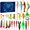 C#285, variant on Fishing Tackle Advent Calendar Countdown Blind Box Lure Set, Christmas Gift for Angler Dad, Multi-Purpose Lures for All Freshwater Species,A