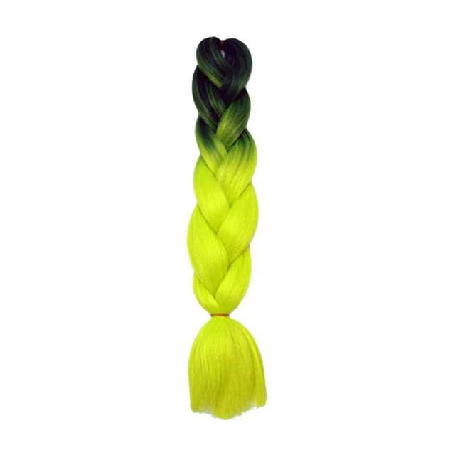 pitrice Gradient Color Women Braid Hair Large Braiding Hair Wigs High Temperature Fiber Synthetic Hair Extensions