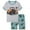 Marine, variante sur TIWEKE Pyjama Dinosaure, Tout-Petits Enfants Bébés Garçons T-Shirt Ample Mignon Imprimé Dessin Animé Shorts à Carreaux Ensembles Pyjama 3t Garçon, 8-9 Ans
