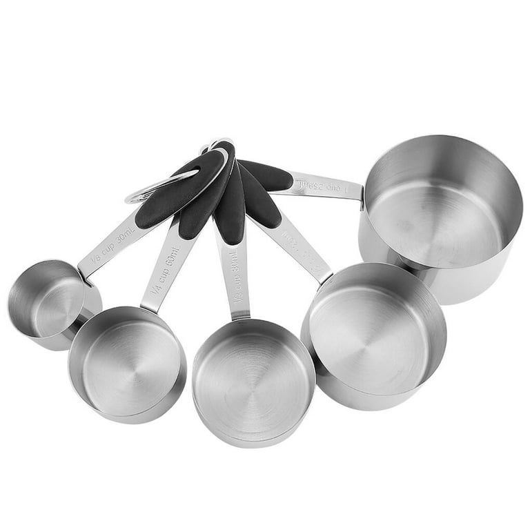 OXO Stainless Steel Measuring Cups and Spoons Set, 8-piece