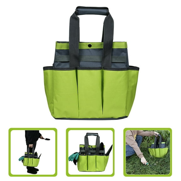 SWETRACE 1Pcs Garden Tool Bag for Gardening Storage with Multi Pockets and Heavy Duty Design