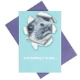 thumbnail image 1 of What Do You Meme?® Thinking of You Card (Friendly Seal), 1 of 4