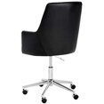 thumbnail image 4 of Sunpan Chase 17-21" Transitional Faux Leather Office Chair in Black, 4 of 7