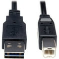 thumbnail image 2 of Tripp Lite Universal Reversible USB 2.0 A-Male to B-Male Device Cable - 3ft, 2 of 2