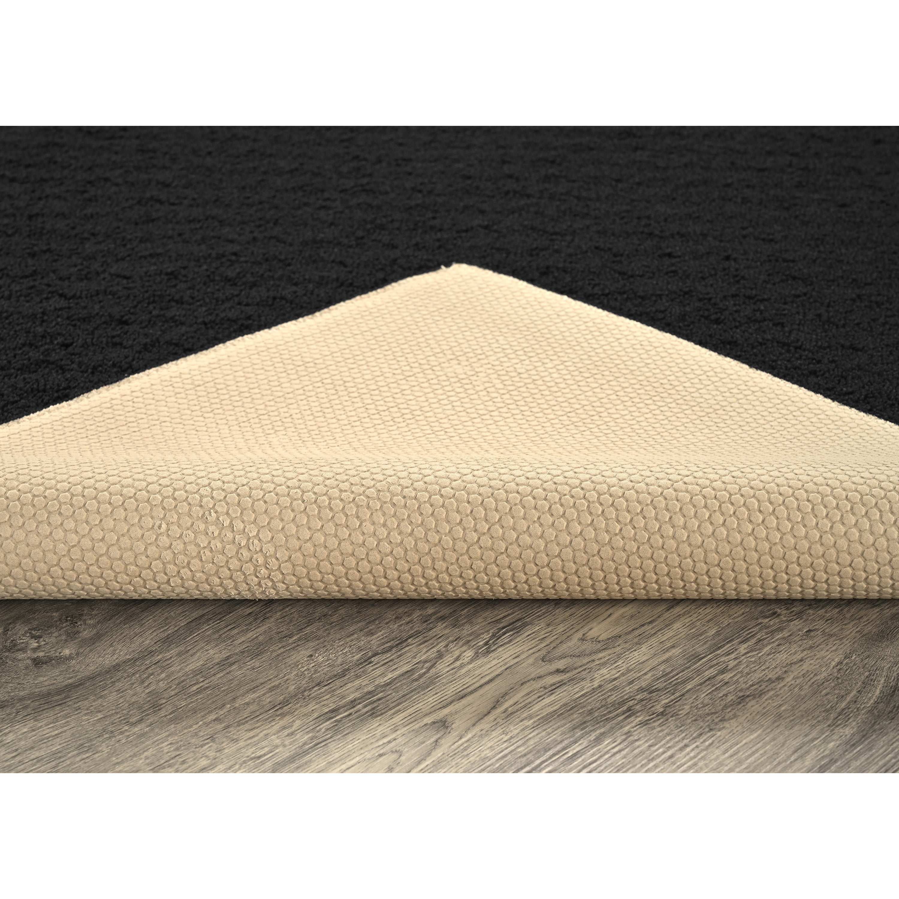 Garland Rug Town Square Indoor Rug Set, 3 Piece (2'x5',3'x4', 5'x7') Black