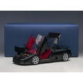 thumbnail image 6 of Bugatti EB110 SS Super Sport Nero Vernice Black with Red Interior and Silver Wheels 1/18 Model Car by Autoart, 6 of 6