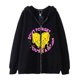thumbnail image 5 of Dark hip-hop gótico Harajuku Y2k estrella impresa cremallera Sudadera con capucha hombres y mujeres Harajuku chaqueta sudadera, 5 of 5