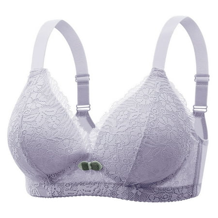 Summer Savings Clearance 2025! Womens Everyday Bras  Full Coverage Seamless Bra Push Up Non Slip Deep V Plunge Underwire Bras for Women Super Padded Add 2 Cups XS-XL