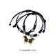thumbnail image 3 of Pulseras magnéticas para parejas | Cuerda tejida ajustable con dije de esmalte | Símbolo de la amistad y el amor | Juego de 2 piezas multicolor, 3 of 5