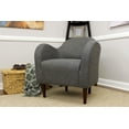 thumbnail image 2 of Fox Hill Trading Julian Mid-Century Accent Chair, Gray, 2 of 6