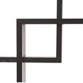thumbnail image 4 of Greenco 4 Cube Intersecting Wall Mounted Floating Shelves Espresso Finish, 4 of 4