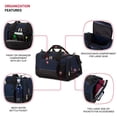 thumbnail image 3 of Bolsa de viaje SwissGear Apex Travel azul marino/negro de 20 pulgadas, 3 of 8