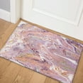 thumbnail image 2 of Karina Pink Contemporary Artistic Color Splash 1'8" x 2'6" Non-Skid Accent Rug, 2 of 9