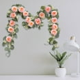thumbnail image 4 of Elegant Rose Vine Wreath for Wedding Celebrations and Home Hanging Arrangement for Any Space, 4 of 7