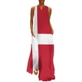 thumbnail image 3 of Flag of Denmark (Dannebrog) Long Dress dresses for official occasions clothes for woman clothes, 3 of 6