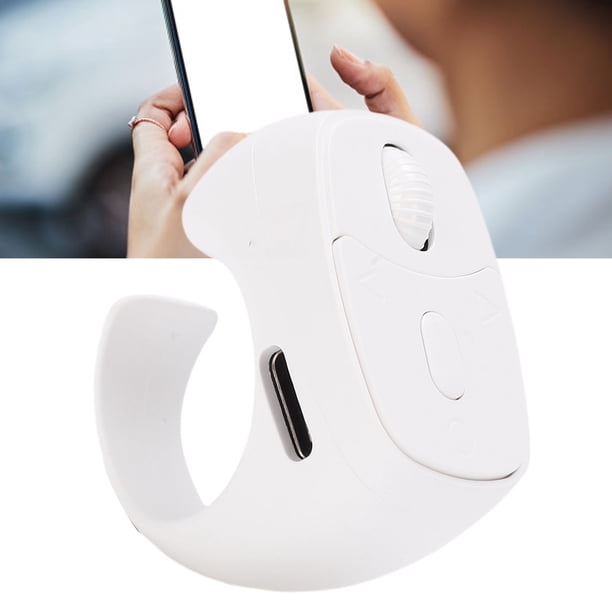 Anillo De Control Remoto Con Desplazamiento , Volteador De Páginas Inalámbrico Multifuncional Para Teléfonos Móviles Y Tabletas, Control Remoto De Cámara