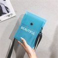 thumbnail image 6 of FENOHREFE Women PVC Jelly Crossbody Bag Fashion Clear Candy Color Shoulder Purse Small Phone Case Zippered Makeup Bag, 6 of 8