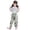 Green, variant on Girls Cargo Pants Rain Breathable Windproof Mud Dungarees Girls Plus Size&nbsp;Jeans,Light blue,120