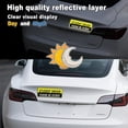 thumbnail image 4 of Imán para auto TUZOKNI, advertencia reflectante para conductor principiante, 2 piezas, 4 of 7