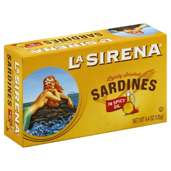 La Sirena Club Can Sardines in Spicy Oil Lightly Smoked