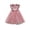 Pink, variant on Cethrio Girls Summer Dresses, Princess Casual Flutter Sleeve Mesh Party Dresses Pink Size 6
