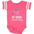 thumbnail image 3 of Inktastic My Daddy Takes Me Fishing Girls Girls Baby Bodysuit, 3 of 5