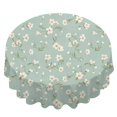 thumbnail image 2 of Pioneer Flower Floral Print Pattern Round Tablecloth 60 X 60 Inch, Wrinkle Resistant Wipeable Table Cloth for Kitchen Dining Picnic Patio Party, 2 of 6