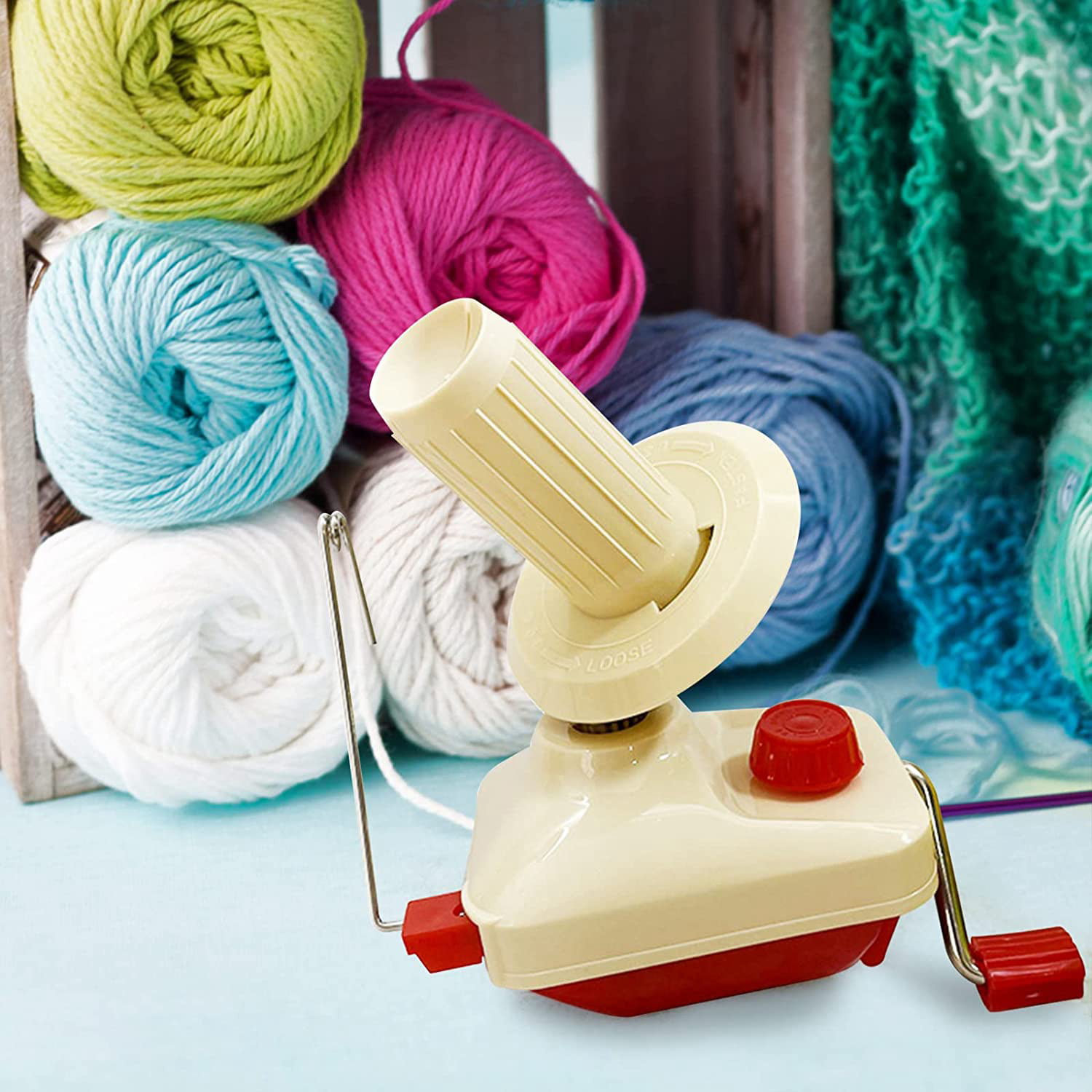 Knitting Hand Operated Yarn Ball Winder, Swift Convenient Ball Winder, Yarn  Roller Machine