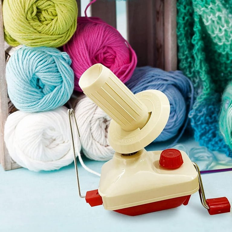 Knitting Hand Operated Yarn Ball Winder, Swift Convenient Ball Winder, Yarn Roller Machine, As Shown