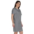 thumbnail image 3 of Inkmeso Womens Plain Shift Dress Short Sleeve Regular Fit Cotton Jersey Tshirt Dress, 3 of 7
