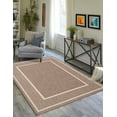 thumbnail image 1 of ECARPET Modern Area Rug for Living Room, Dining Room and Bedroom<br>Jute Natura <br>Collection, 1 of 9