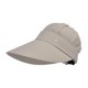 thumbnail image 2 of Sombrero para el sol Sombrero de protección solar Sombrero ligero transpirable de moda Sombrero con visera portátil para Caqui, 2 of 9