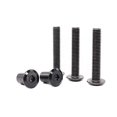 thumbnail image 2 of binifiMux 10-Pack Black M8 45mm Countersunk Rivet Socket Cap Connecting Bolts Cap Nuts Assortment Kit for Furniture Connecting, 2 of 4