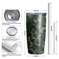 thumbnail image 6 of Camouflage 20oz Coffee Tavel Tumblers, Stainless Steel Mobile Tumbler, Vacuum Insulated Coffee Mug with Lid, Spill-Proof Travel Cup for Hot & Cold Drinks, 6 of 6