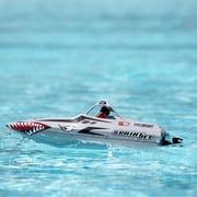 Pro Boat Sprintjet 9 Self-Righting Deep-V Jet Boat Brushed RTR Ready to Run Silver PRB08045T1 Boats RTR Electric